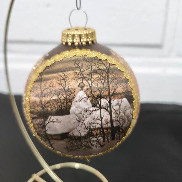 Vintage Krebs Masters on Silk Christmas Ornament - Picture 2 of 6